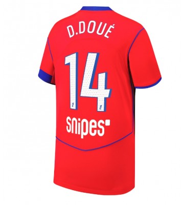 Paris Saint-Germain Desire Doue #14 Tercera Equipación 2025-26 Manga Corta